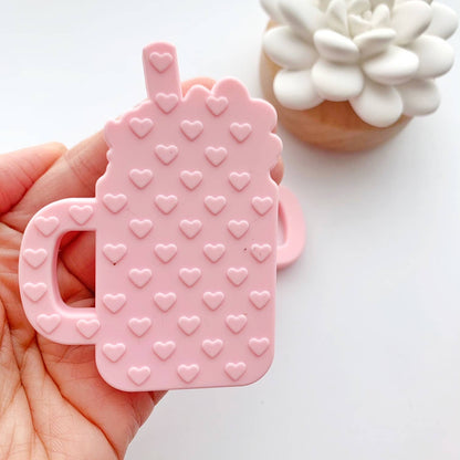  Ergonomic Milkshake Baby Teether Toy