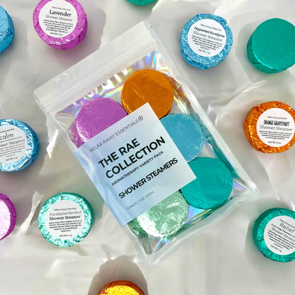 Relax Away Essentials - Variety Pack Shower Steamers 6 Pack - The RAE Collection