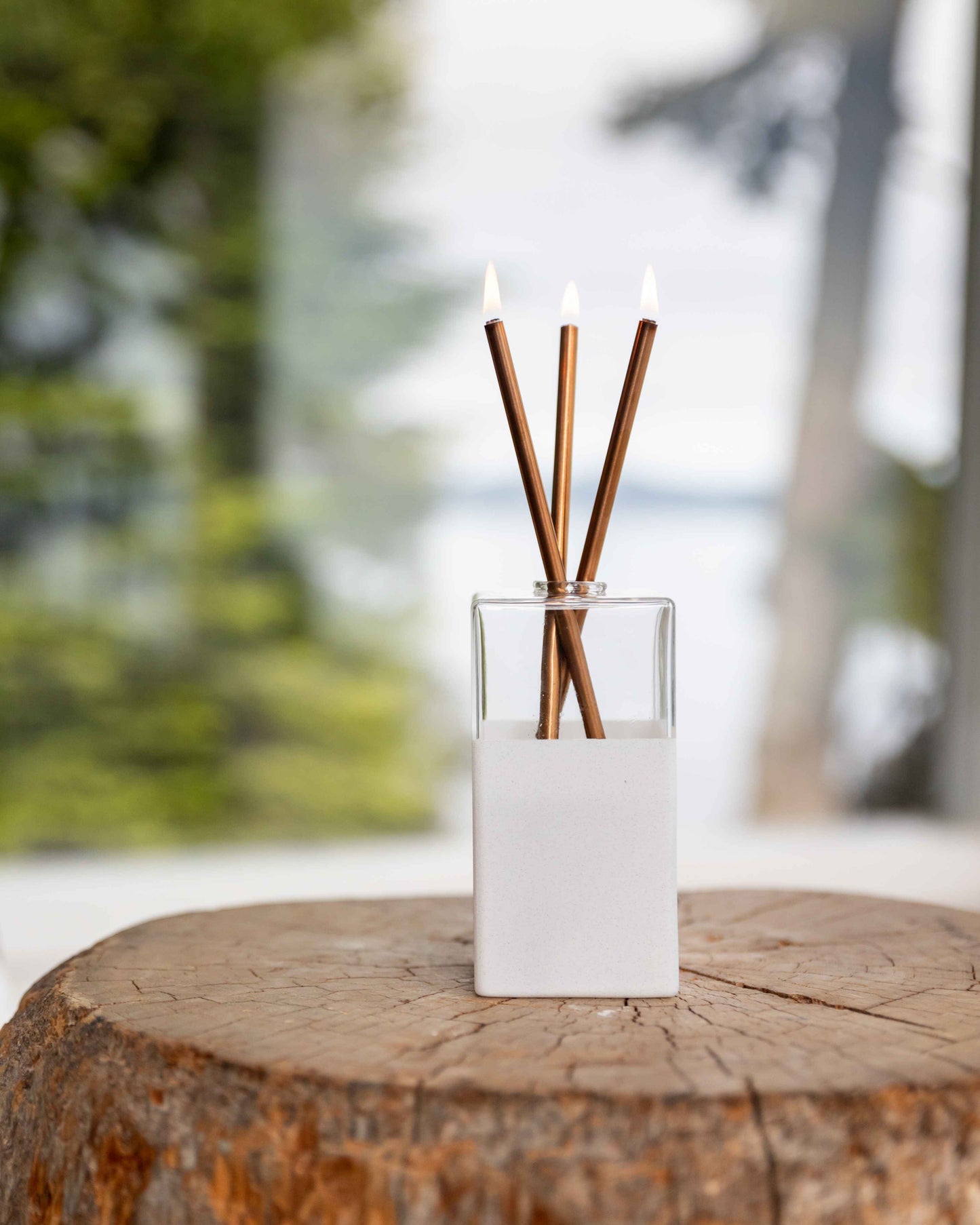 Champagne Everlasting Candles – Reusable Steel Oil Candles