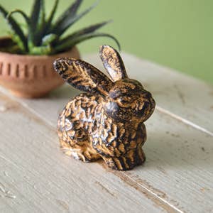 Rustic Bunny Figurine-Set of 2