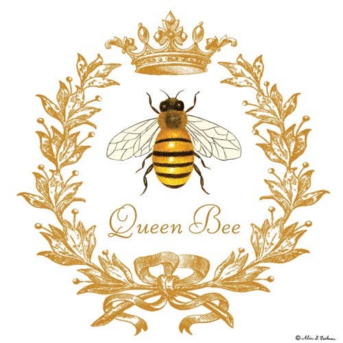 Single Flour Sack Towels U34-473 Queen Bee