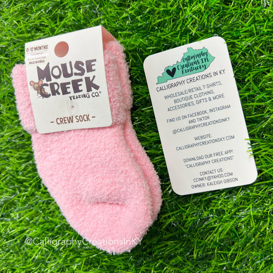 Mouse Creek Infant Cozy Cuff Crew Candy 0-12
