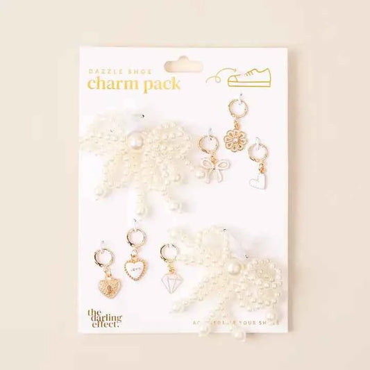 Dazzle Shoe Charm Pack–Pretty in Pearl
