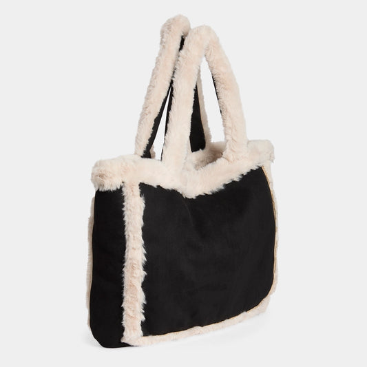 Laila Faux Fur Tote