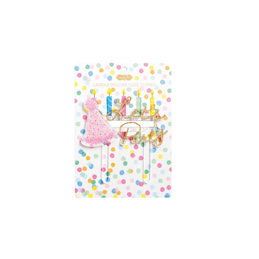 Lets Party Cake Topper