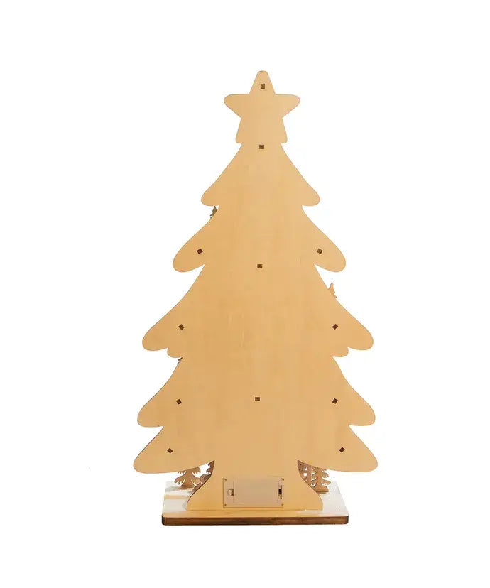 23.6 LIT LED TREE W/VLG SCENE