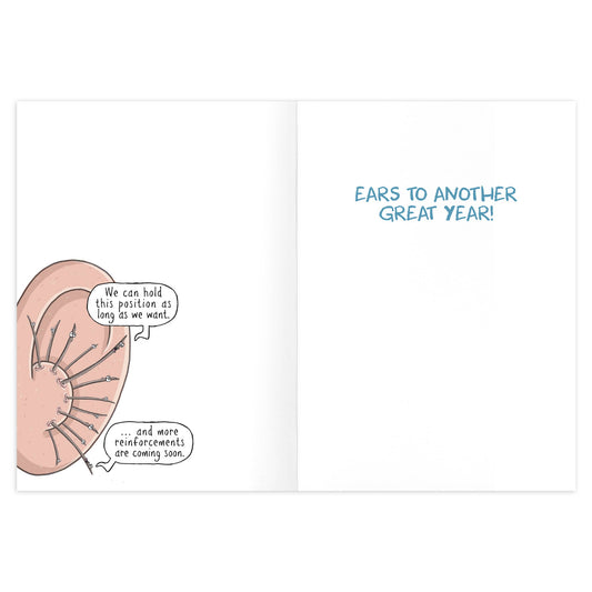 Balding Operation Chrome Dome 50th Birthday Card