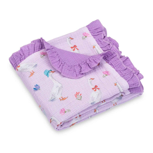 LollyBanks - Goose Parade Ruffle Quilt