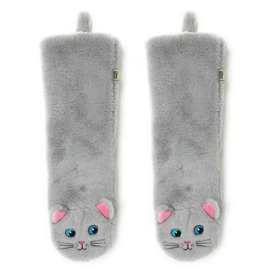 Here Kitty Kitty  Plush Cat Slipper Socks