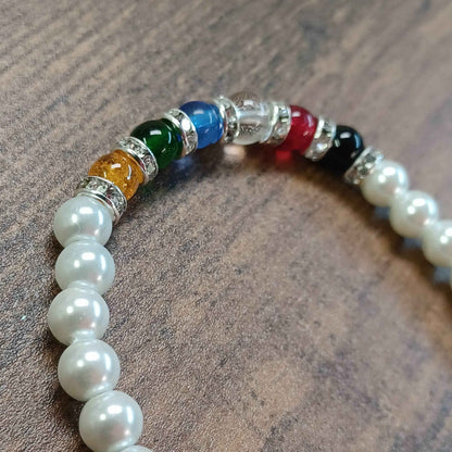 Pearl Salvation Stretch Bracelet