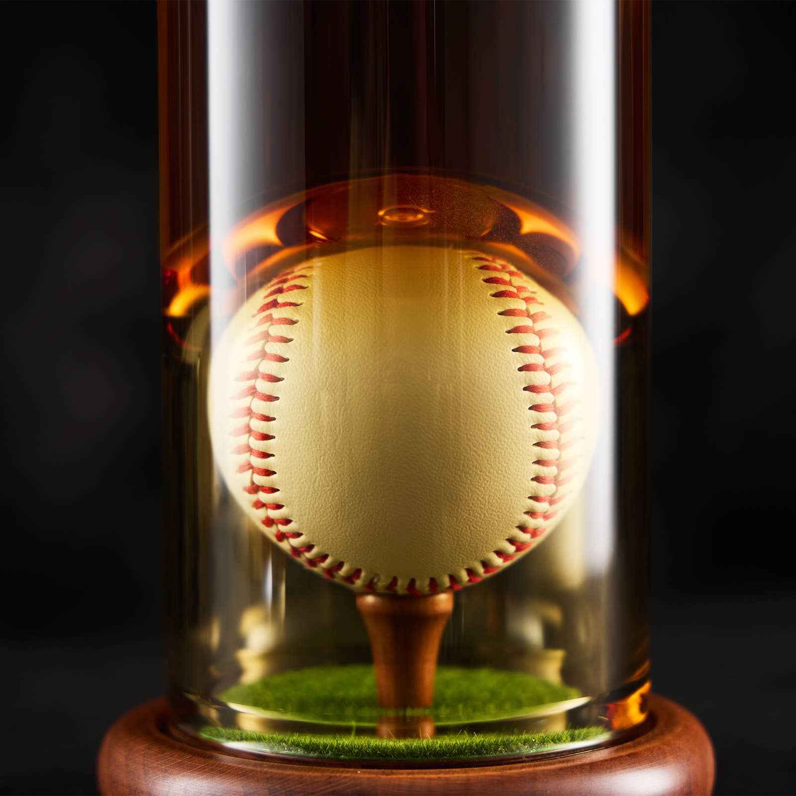 Baseball Whiskey Decanter Set - Funny Baseball Gifts for Men