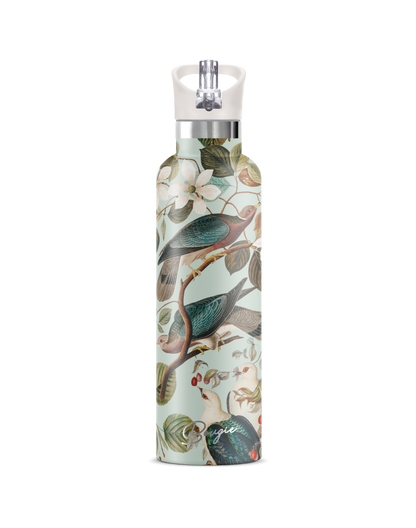 Enchanting | Bird & Garden Insulated Water Bottle Flask 25oz