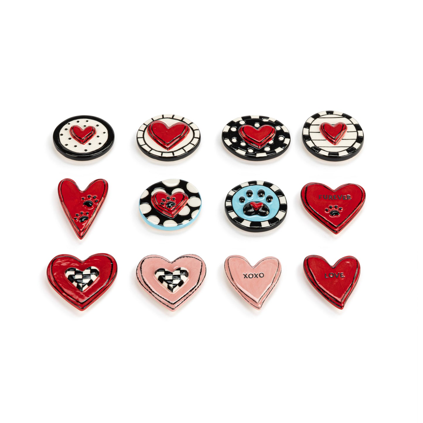 Heartful Home Ceramic Magnets - 12 Assorted-sold separately