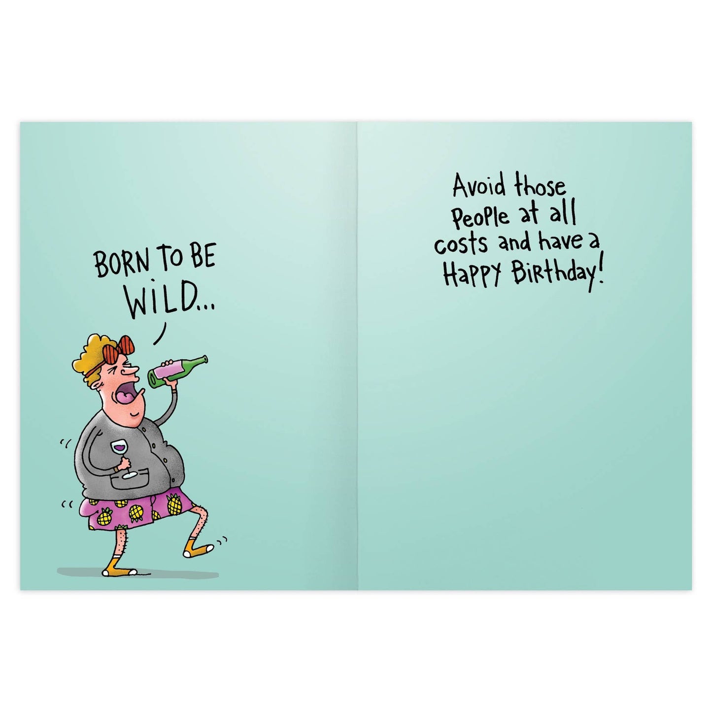Inappropriate Behavior Birthday Card - 9188