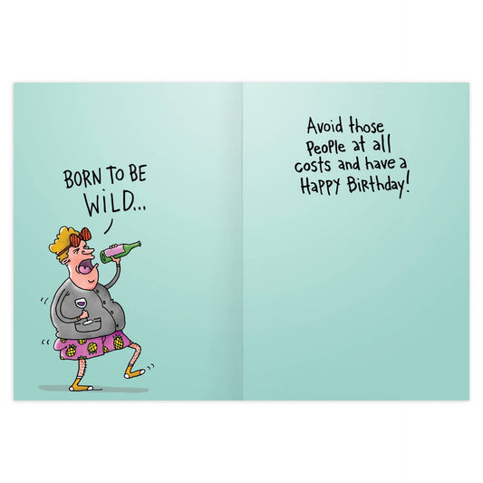 Inappropriate Behavior Birthday Card - 9188