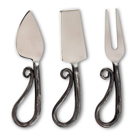 Set of 3 Curl End Cheese Tools-6.5"L