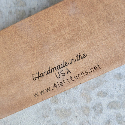 American Race Fan Stacked Layer Wood Sign