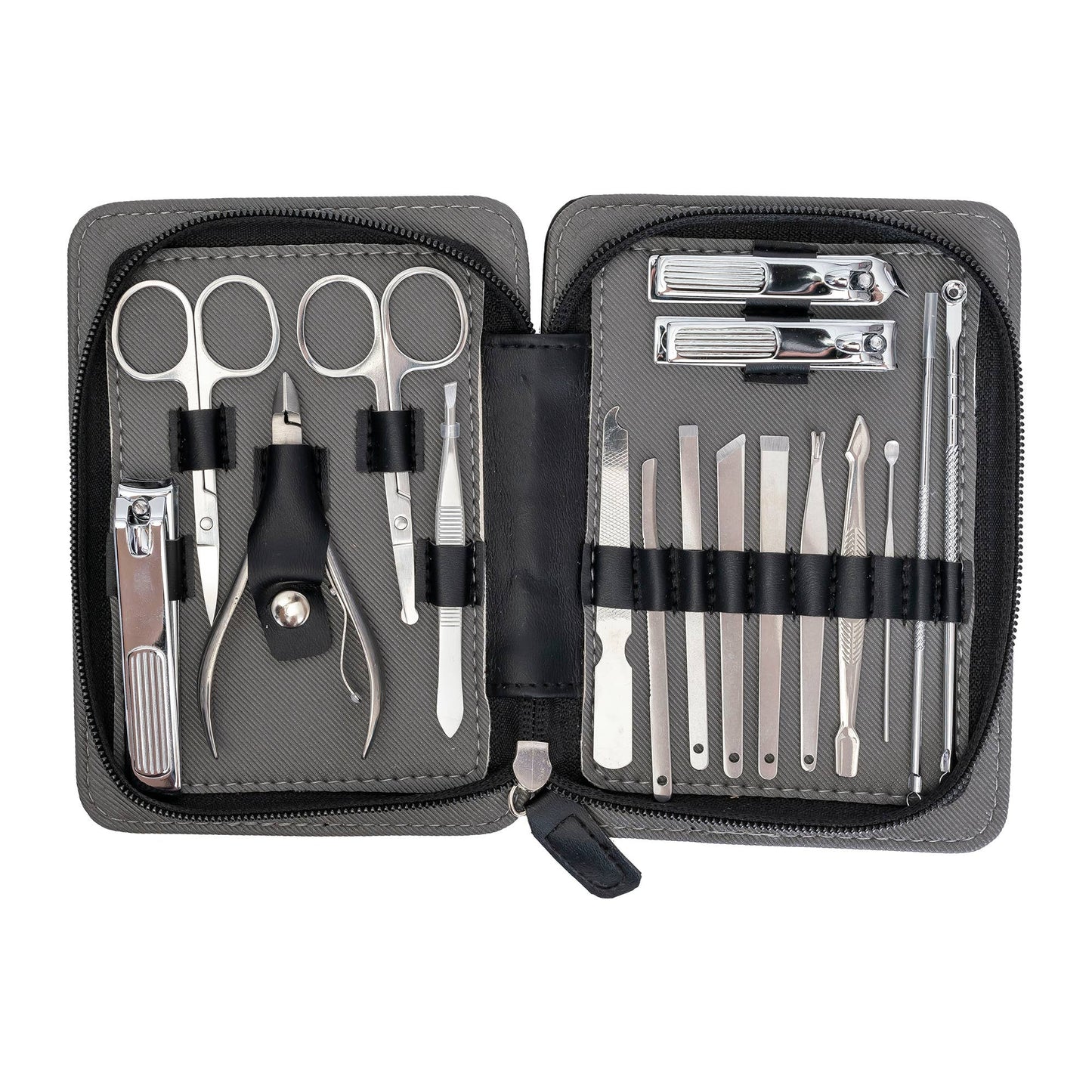 Pro MAN-I PEDI 17 Piece Set : Black