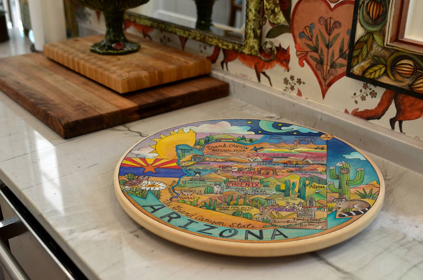 "Desert Dreams" | Arizona Lazy Susan