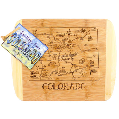 A Slice of Life Colorado Cutting & Charcuterie Board