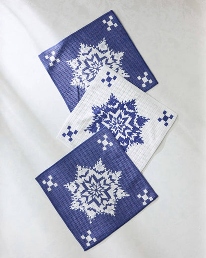 Snowfall Dishcloth Set