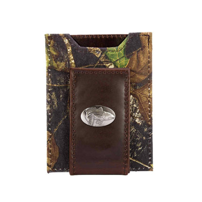 Redfish Magnetic Leather Slim Wallet: Crazyhorse Brown