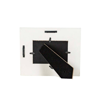 4x6 Photo Antique Flower Picture Frame White