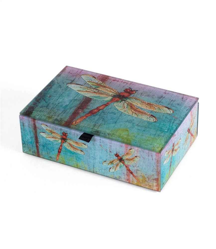 Red Dragonfly Keepsake Box