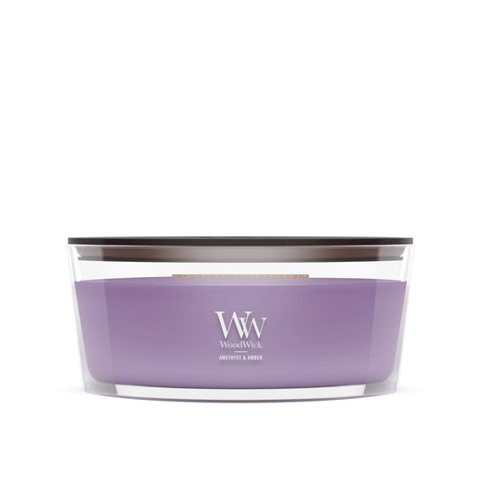 Amethyst & Amber Scented Ellipse Candle, 16 oz