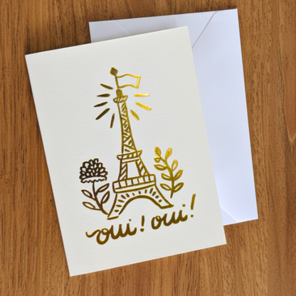 Boxed Enclosure Cards - Eiffel Tower