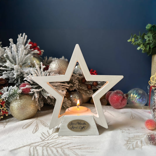 Star of Wonder Tea Light Candle Holder