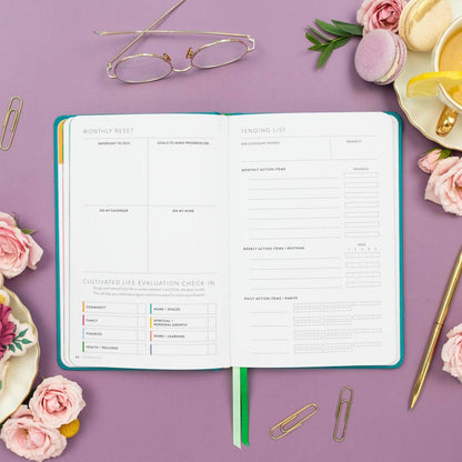 - 90-Day PowerSheets® Goal Planner  | Weekly Undated (Ivy)