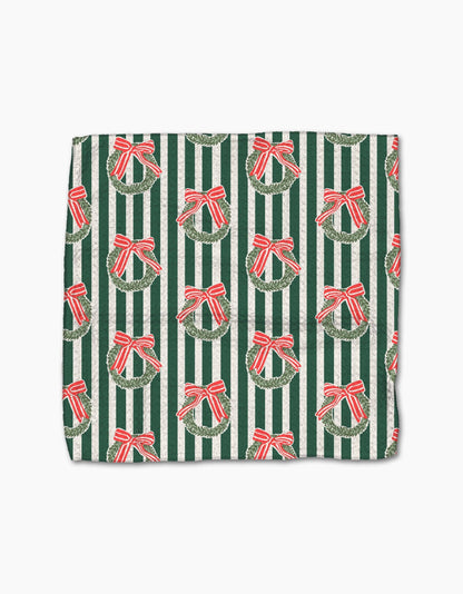 Geometry - Green Wreaths Dishcloth Set