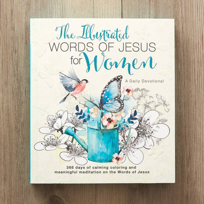 Coloring Devotional Illustrated Words Jesus for Women