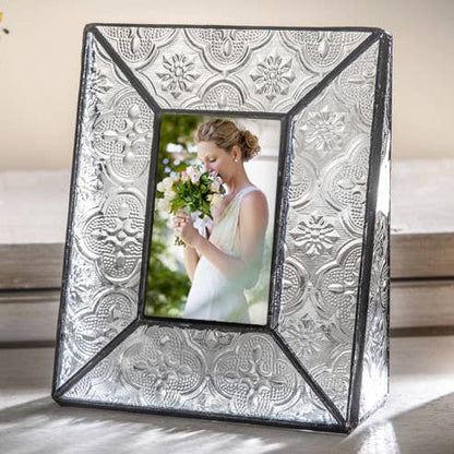 Vintage Glass Picture Frame