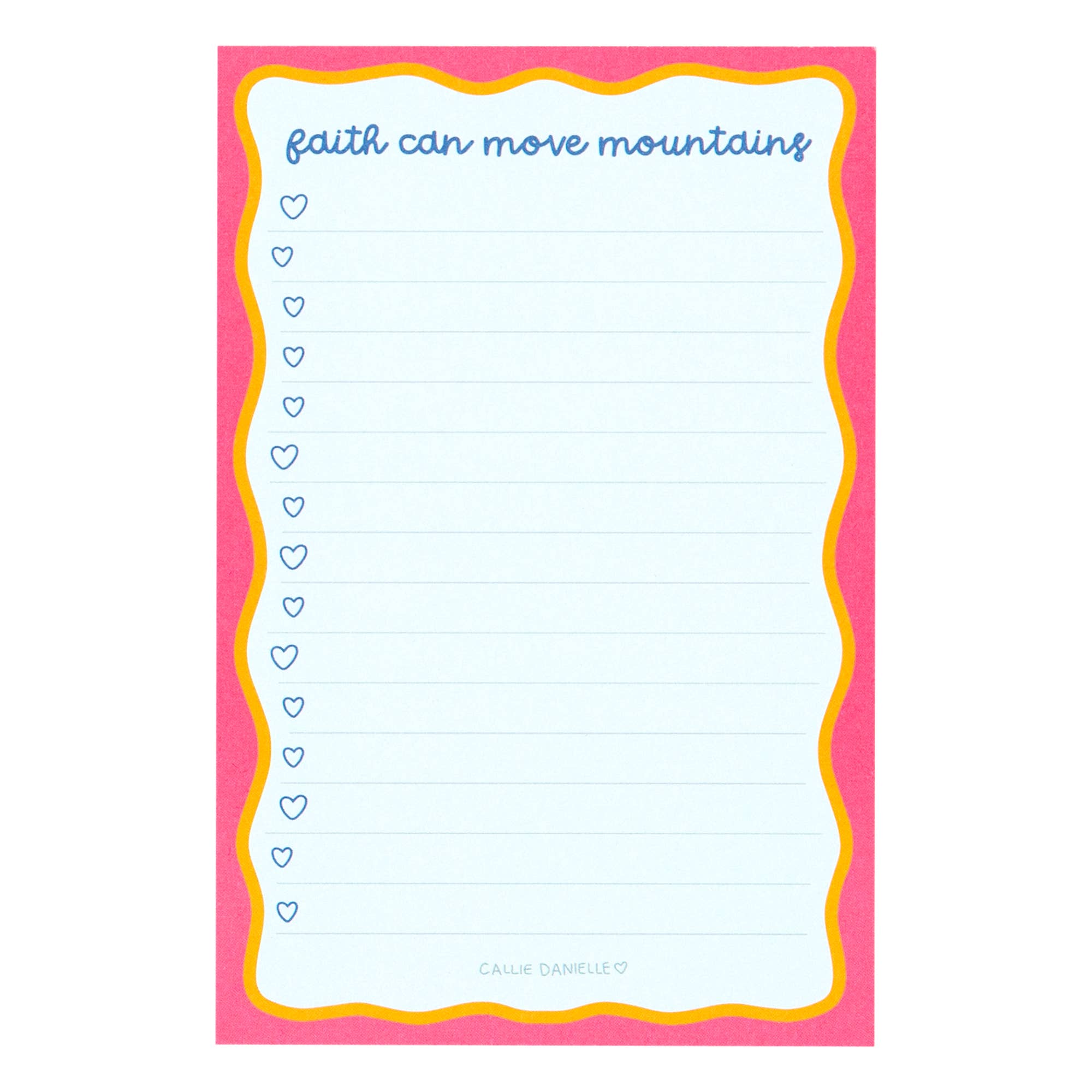 Faith Can Move Mountains Notepad – The Olive Branch Boutique