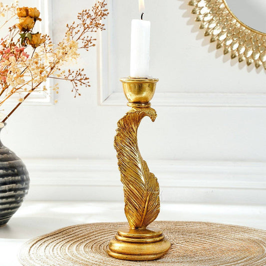Vagabond Vintage - Decorative Feather Candle Holder