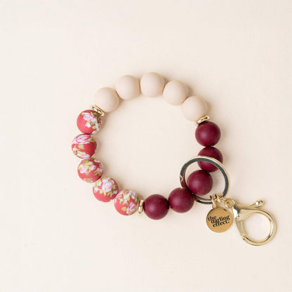 Hands-Free Keychain Wristlet-Vineyard Escapade