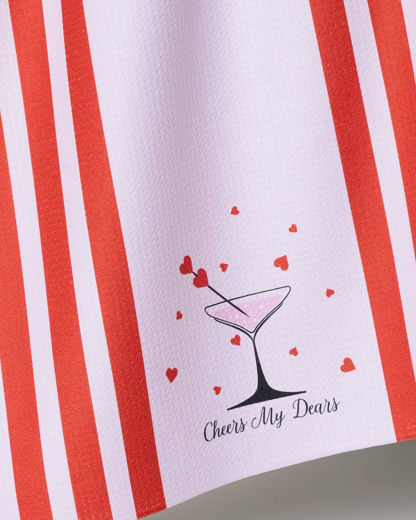 Geometry - Cheers My Dears Tea Towel