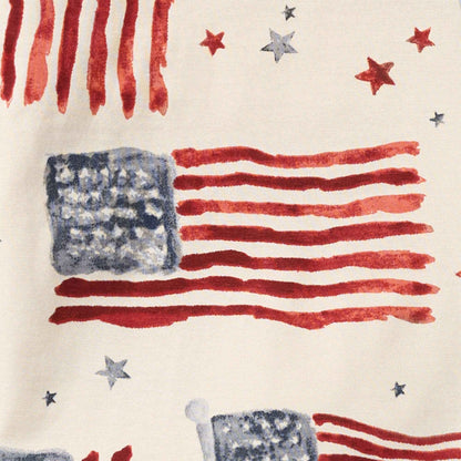 American Flag Boy Tee & Shorts Set: 3-6M
