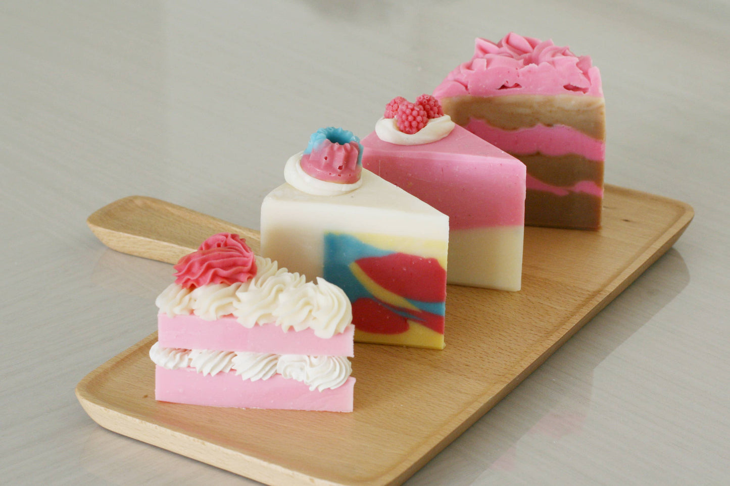 Cotton Candy Soap Cake