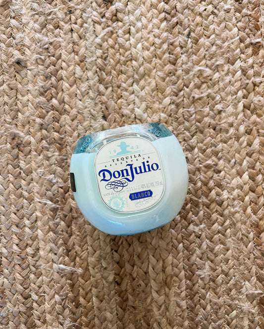 Vela Don Julio Blanco reciclada