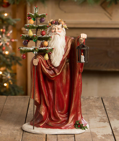 Bethany Lowe Designs - Elegant Lighting the Way Santa