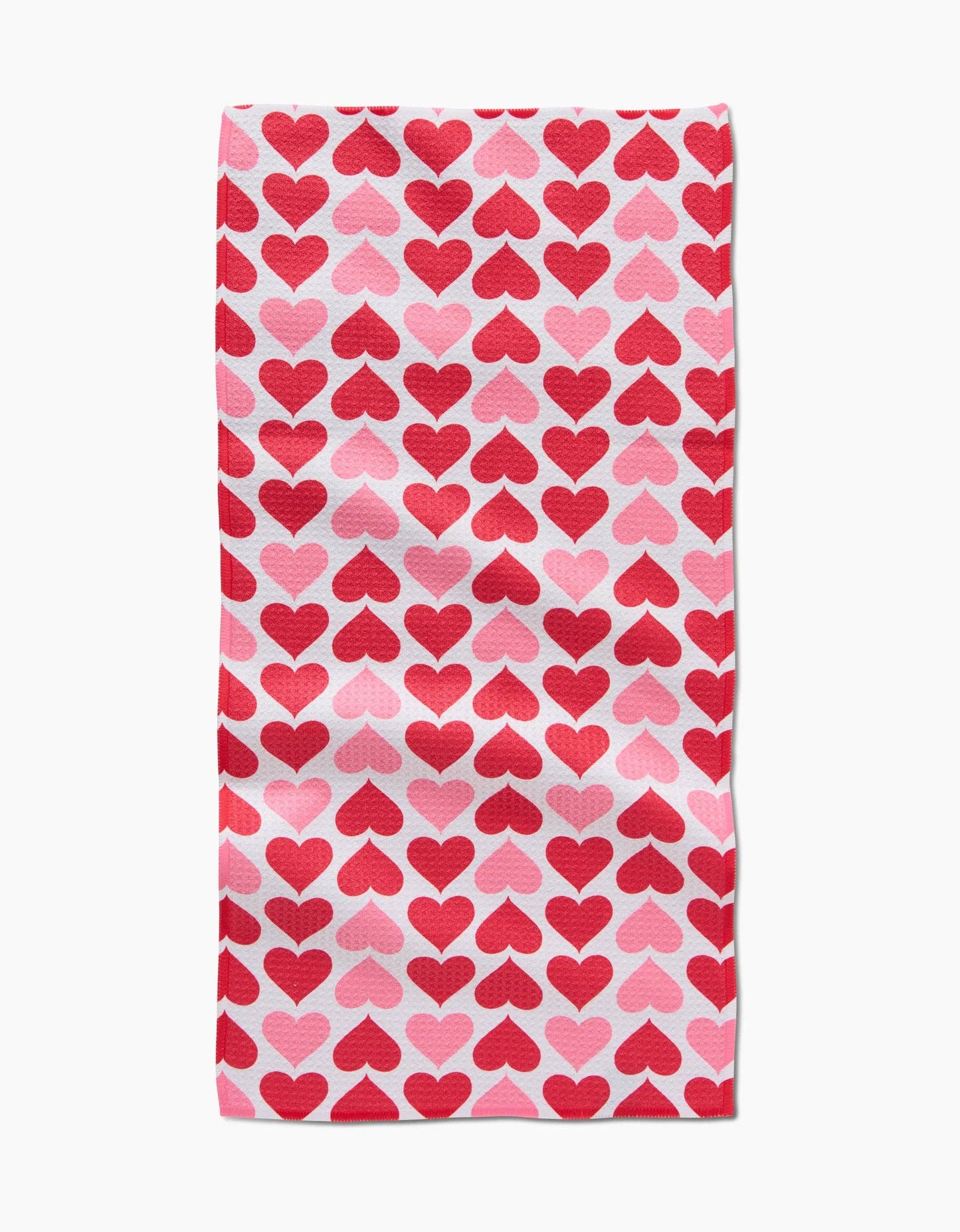 Geometry - Blushing Hearts Bar Towel