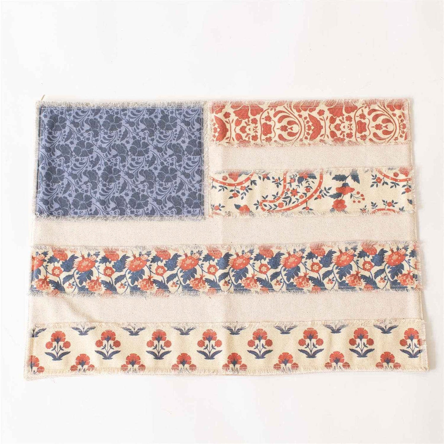 Patchwork American Flag Placemat (PK/12) | Patriotic, USA