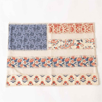 Patchwork American Flag Placemat (PK/12) | Patriotic, USA