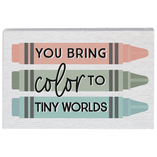 Bring Color Crayons - Small Talk Rectangle