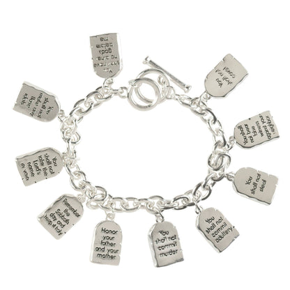 Bracelet 10 Commandments Oval Links