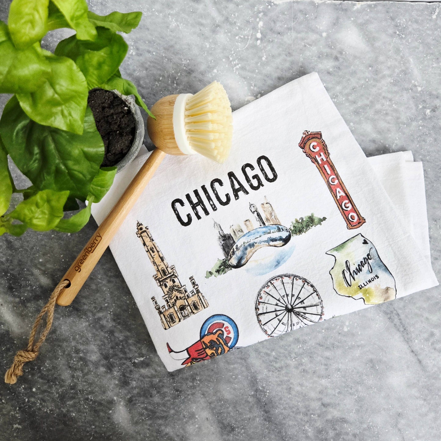 Tea Towel - Chicago