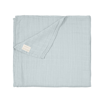 Bamboo Muslin Swaddle Blanket Misty Sky